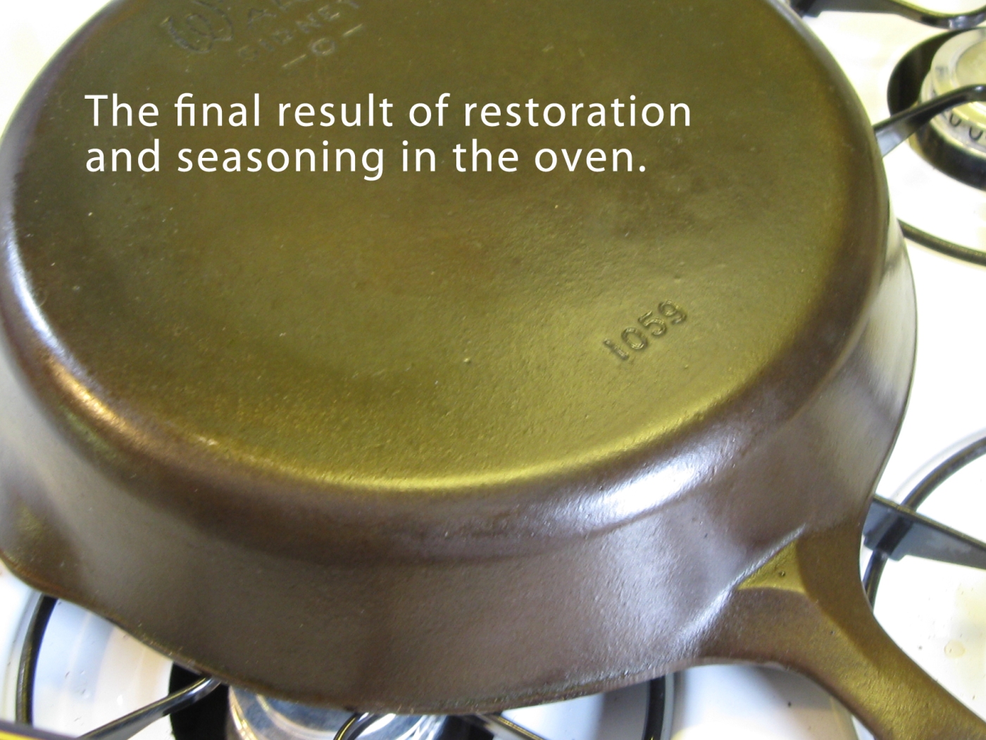 Cast Iron Cornbread Pan Restoration 
